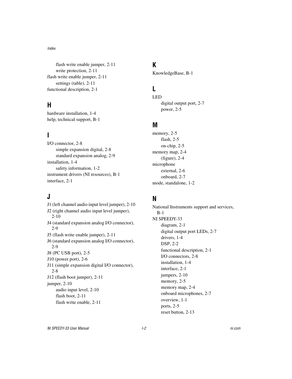 National Instruments Signal Processing Engineering Educational Device NI SPEEDY-33 User Manual | Page 44 / 45