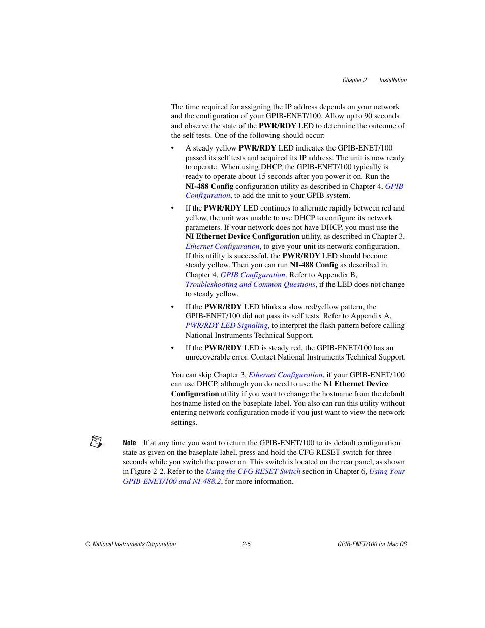 National Instruments GPIB-ENET/100 User Manual | Page 20 / 59