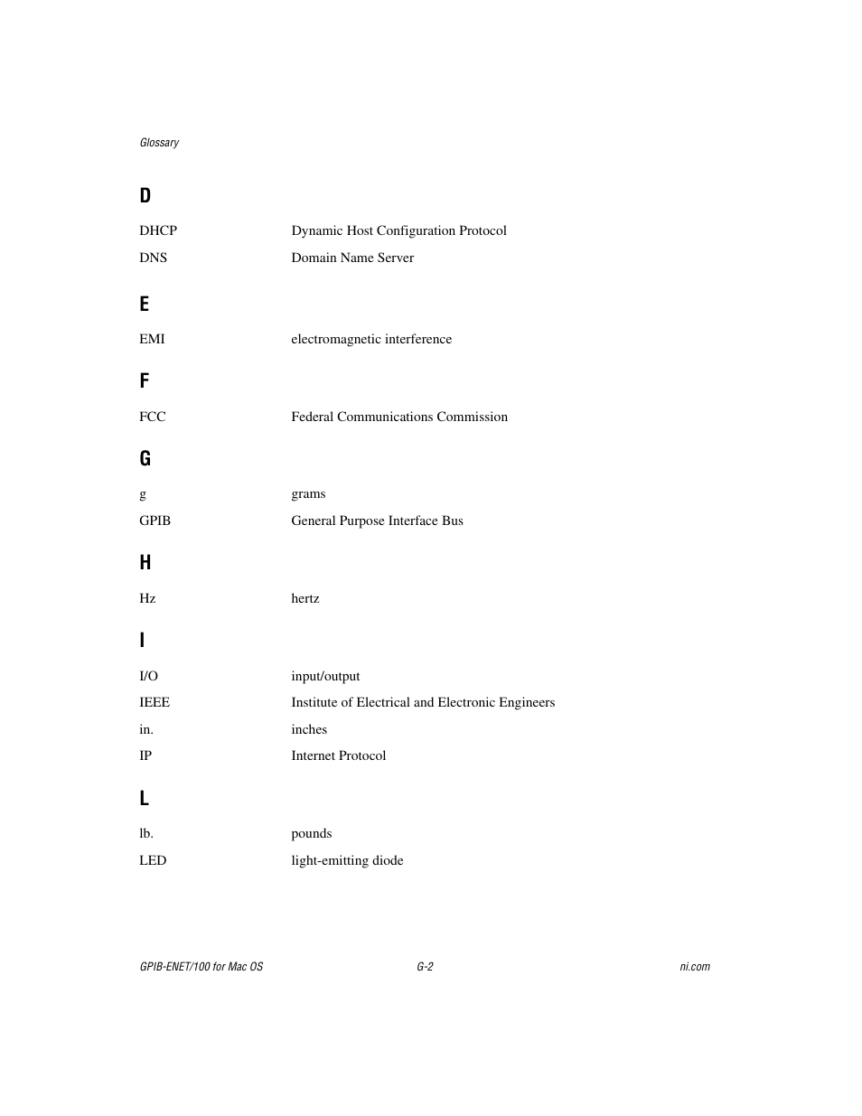 National Instruments GPIB-ENET/100 User Manual | Page 53 / 59