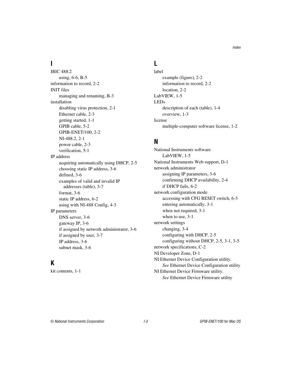 National Instruments GPIB-ENET/100 User Manual | Page 57 / 59