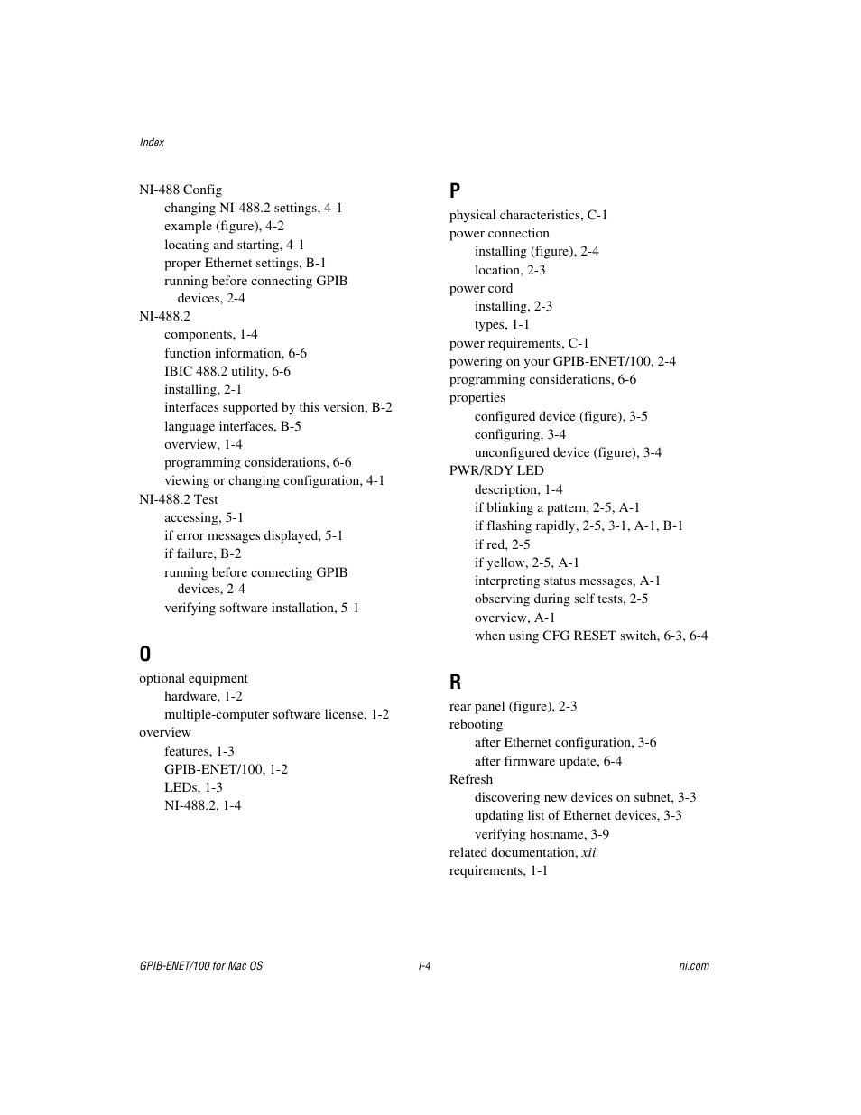 National Instruments GPIB-ENET/100 User Manual | Page 58 / 59