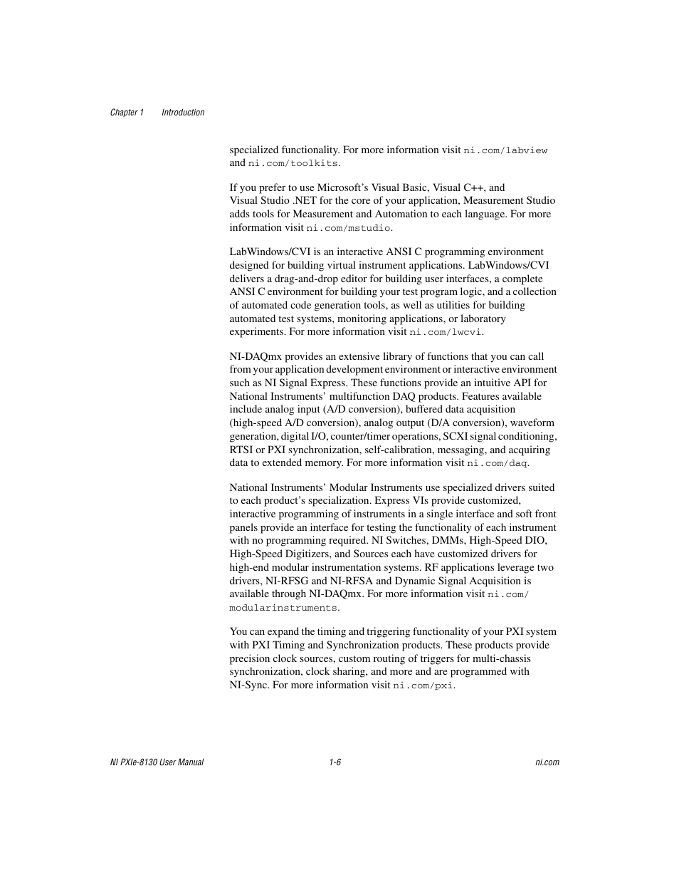 National Instruments NI PXIe-8130 User Manual | Page 15 / 84