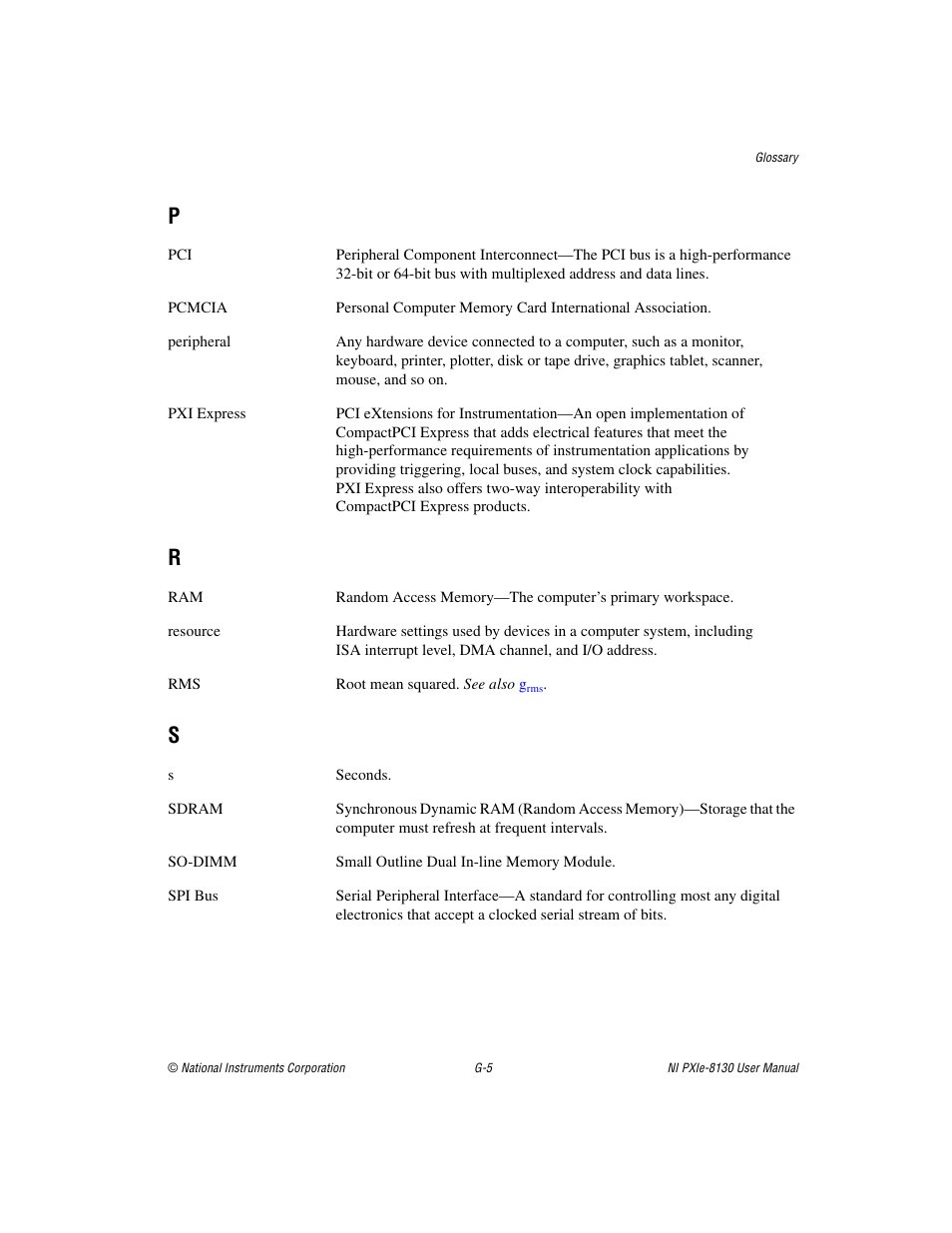 National Instruments NI PXIe-8130 User Manual | Page 78 / 84