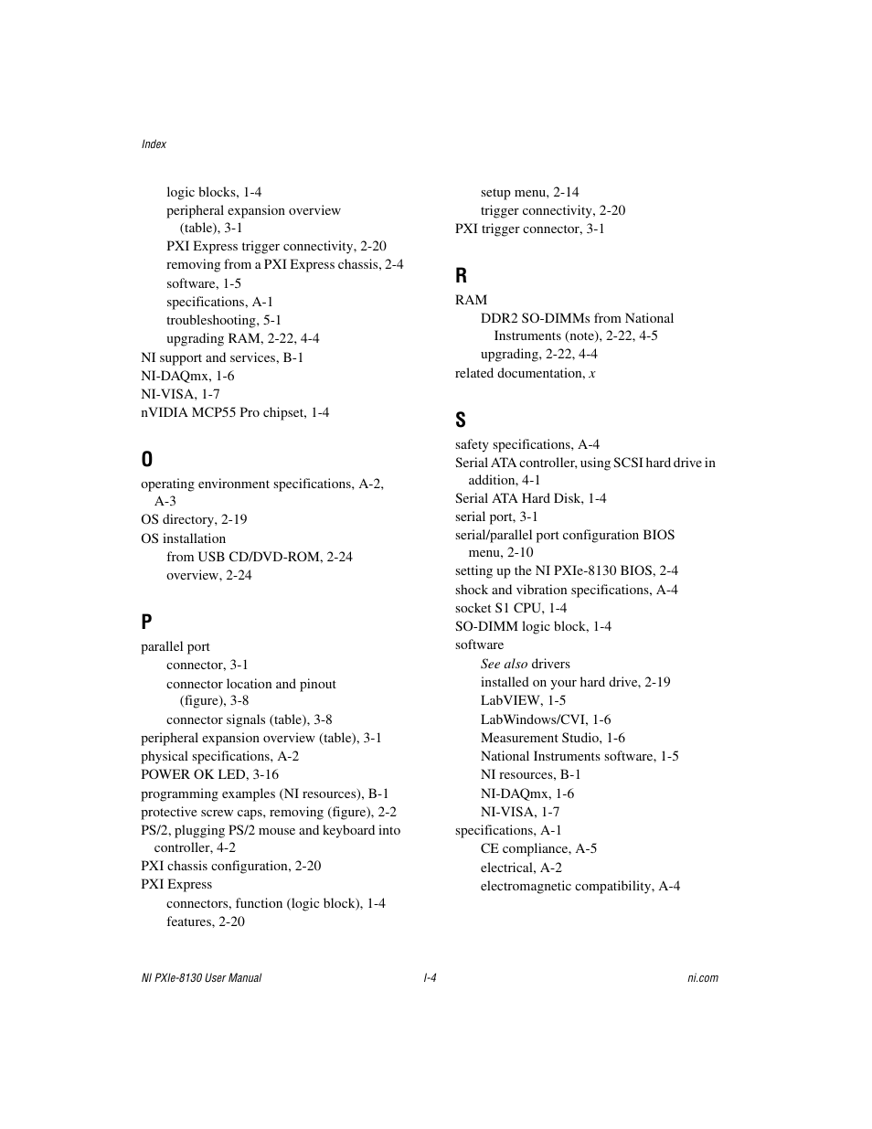 National Instruments NI PXIe-8130 User Manual | Page 83 / 84