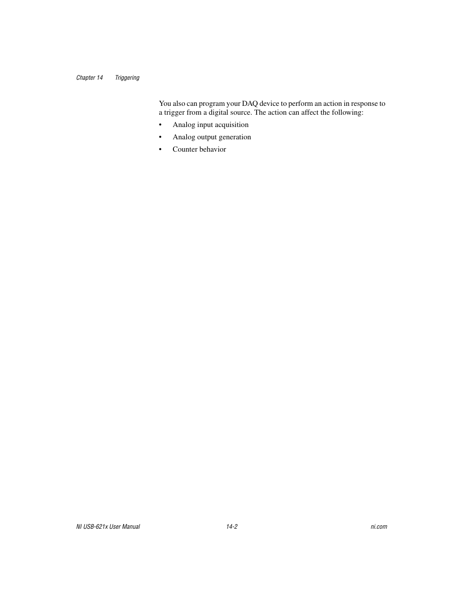 National Instruments NI USB-621x User Manual | Page 134 / 178