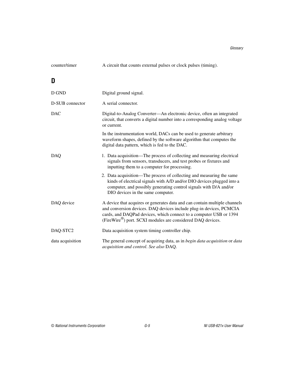 National Instruments NI USB-621x User Manual | Page 154 / 178