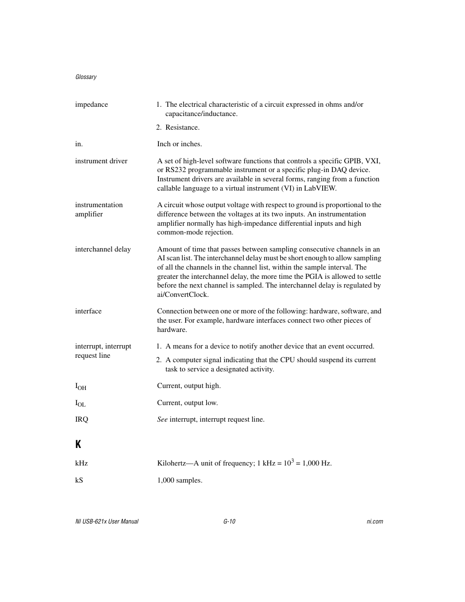 National Instruments NI USB-621x User Manual | Page 159 / 178