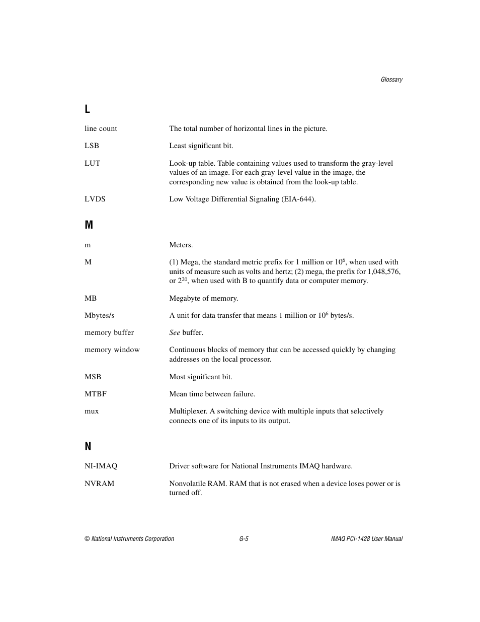 National Instruments PCI-1428 User Manual | Page 33 / 39