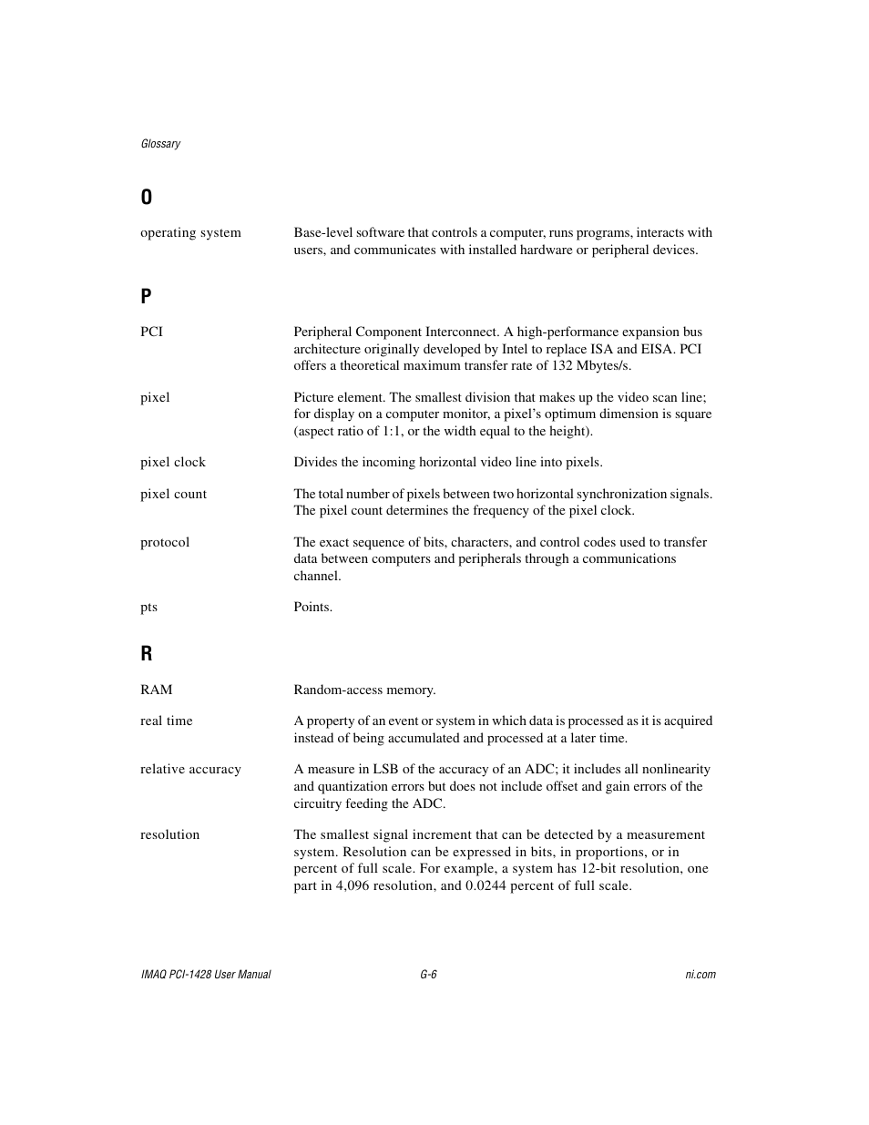 National Instruments PCI-1428 User Manual | Page 34 / 39