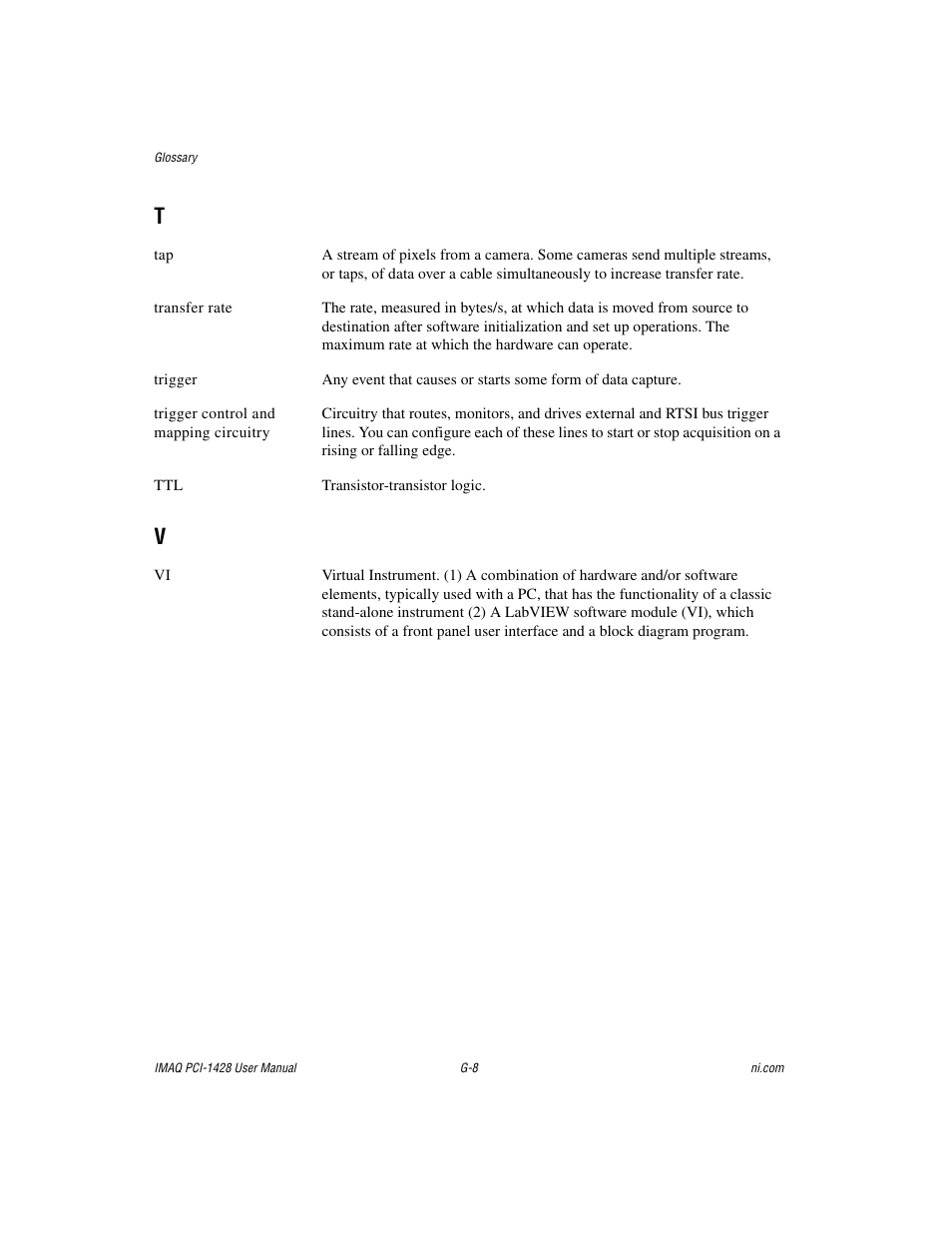 National Instruments PCI-1428 User Manual | Page 36 / 39