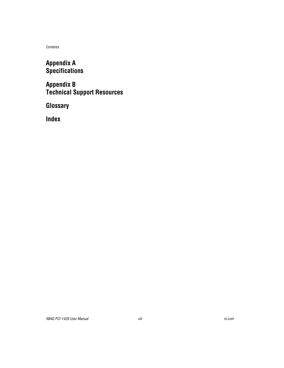 National Instruments PCI-1428 User Manual | Page 8 / 39