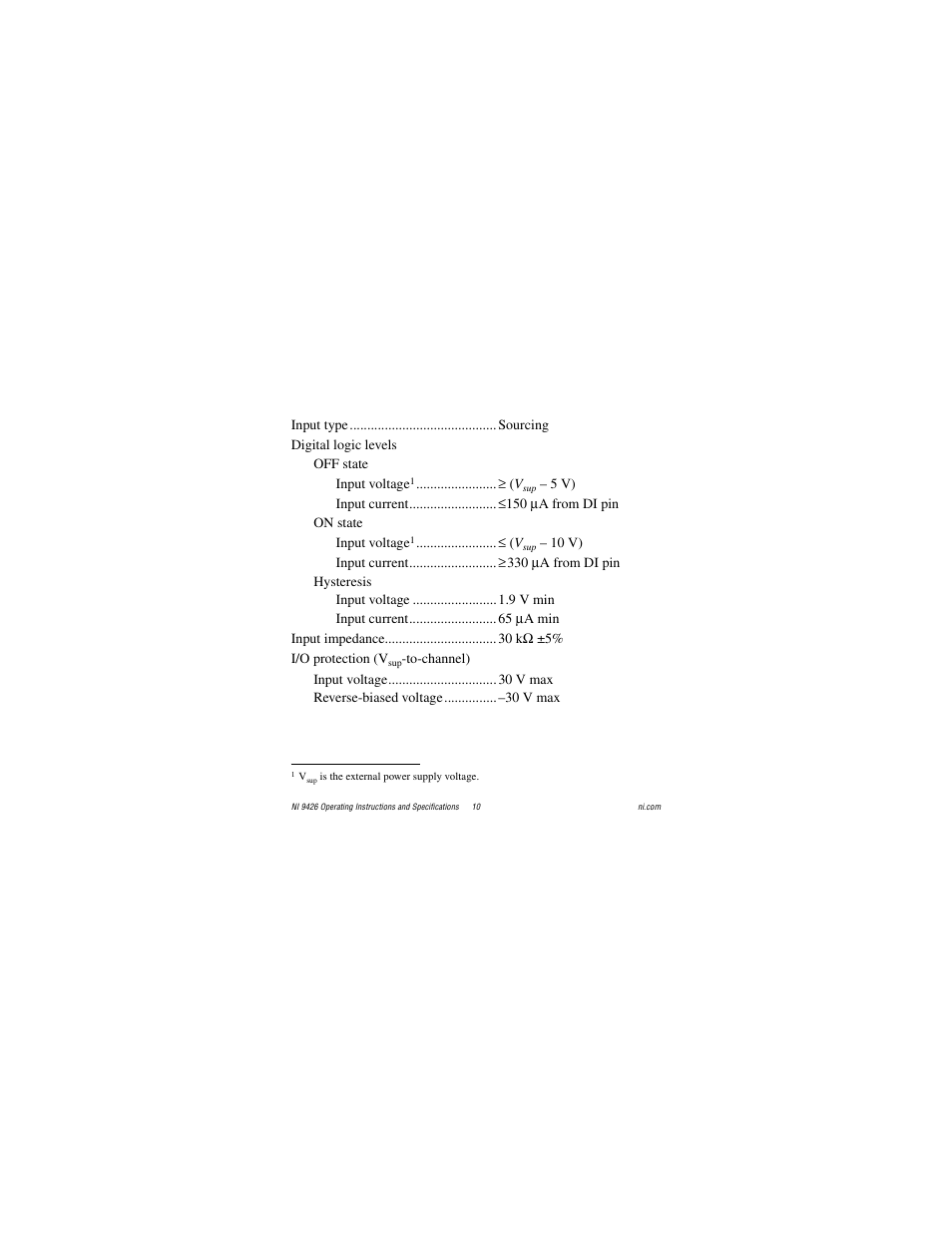 National Instruments NI 9426 User Manual | Page 10 / 20