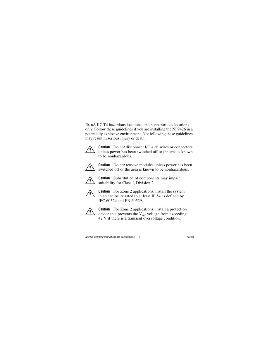 National Instruments NI 9426 User Manual | Page 4 / 20