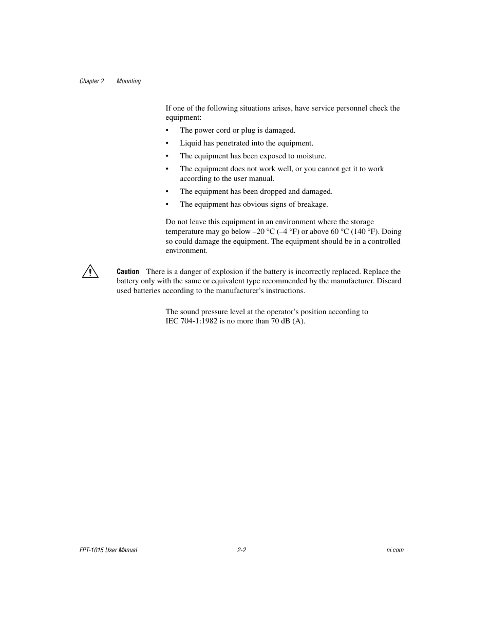 National Instruments FPT-1015 User Manual | Page 10 / 33