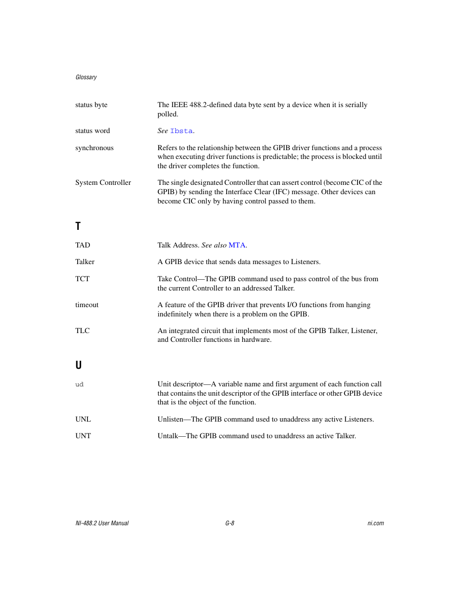 National Instruments NI-488.2 User Manual | Page 128 / 137