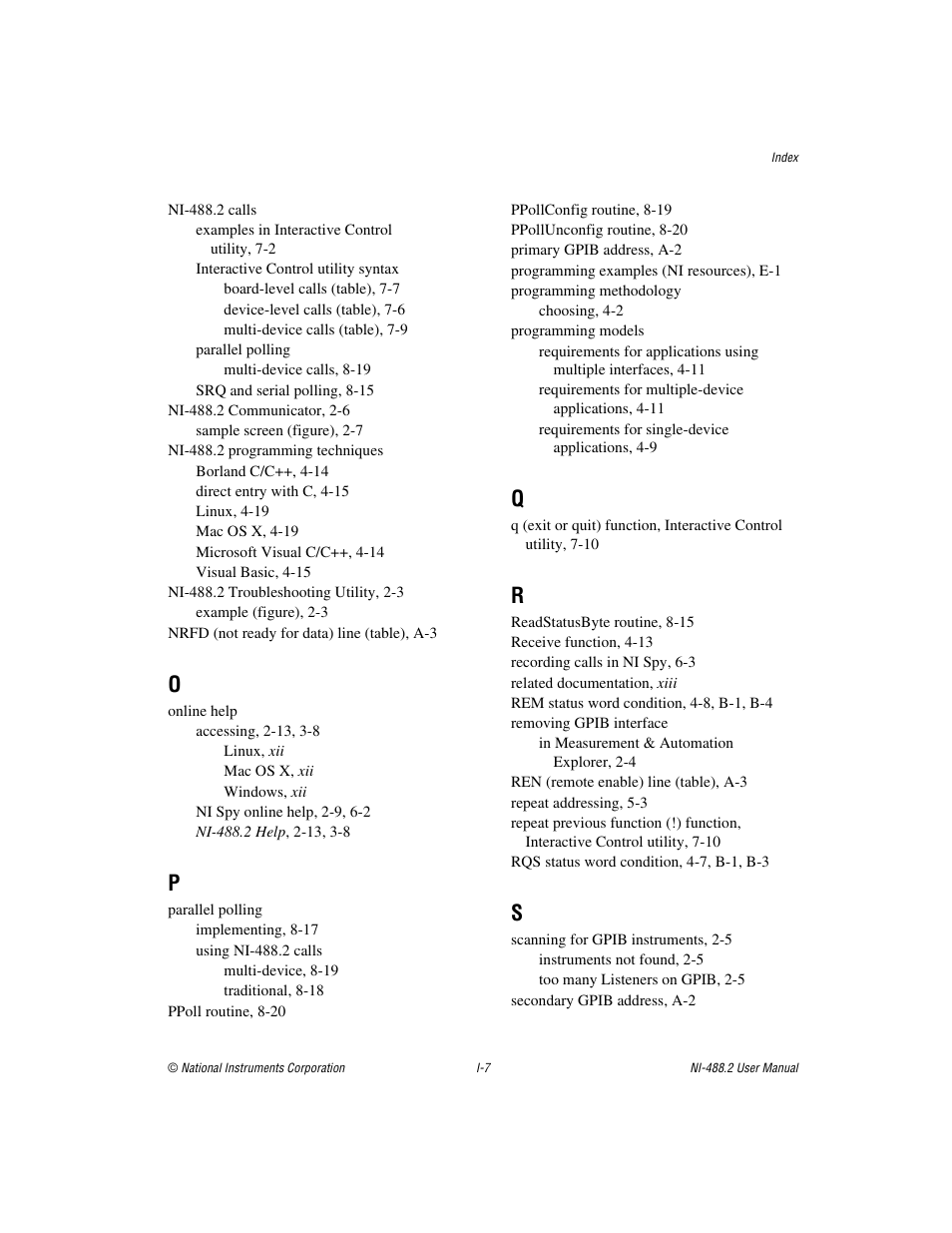 National Instruments NI-488.2 User Manual | Page 135 / 137