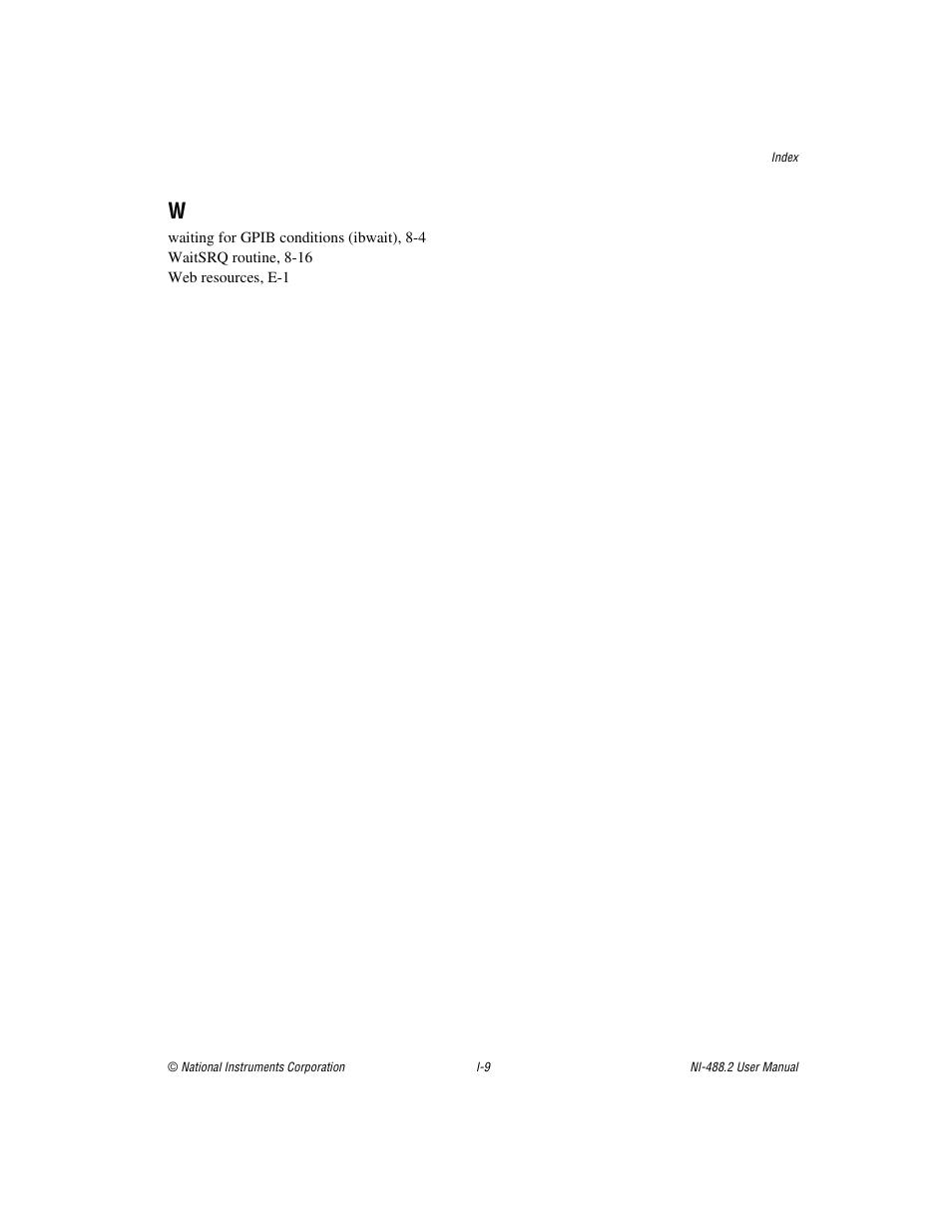 National Instruments NI-488.2 User Manual | Page 137 / 137