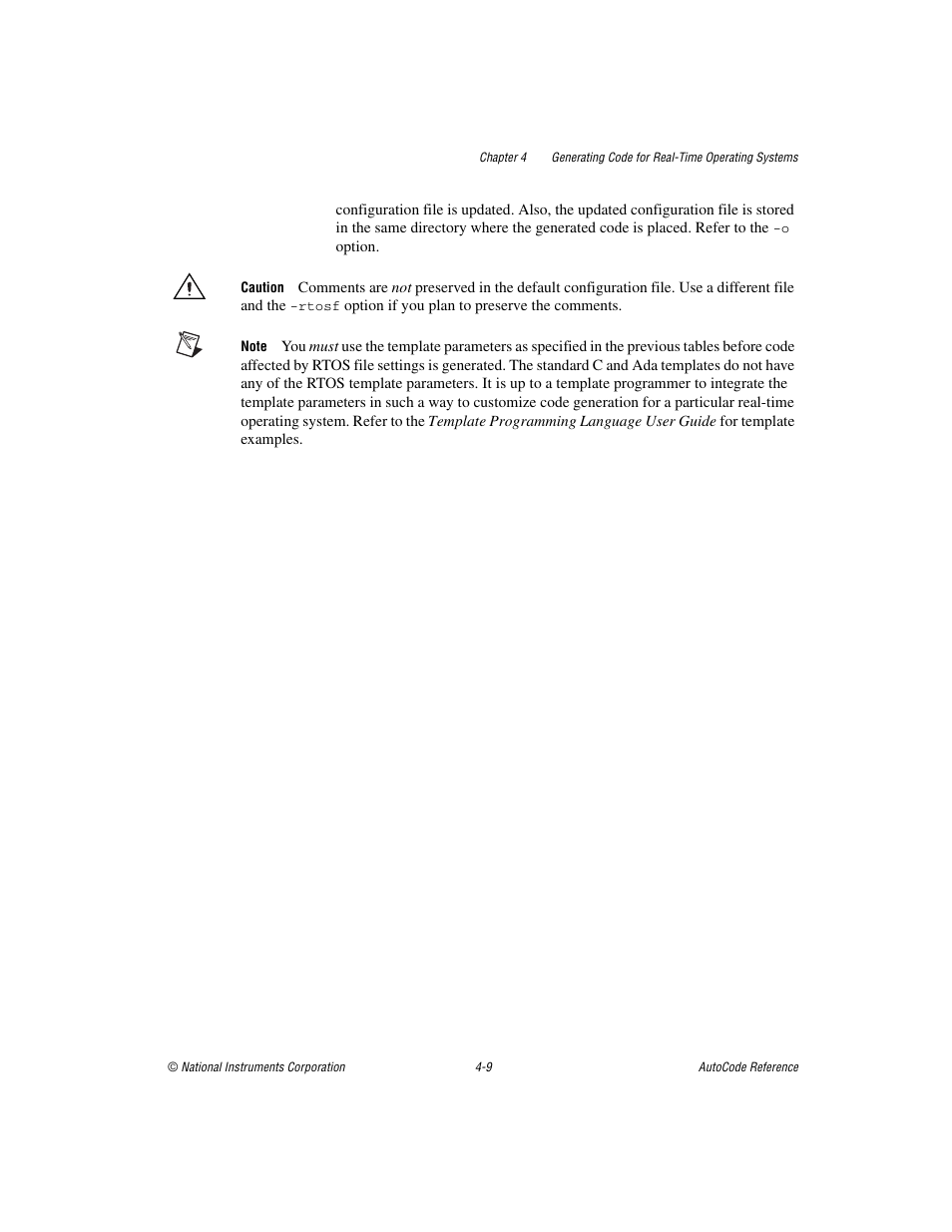 National Instruments AutoCode NI MATRIX User Manual | Page 108 / 250