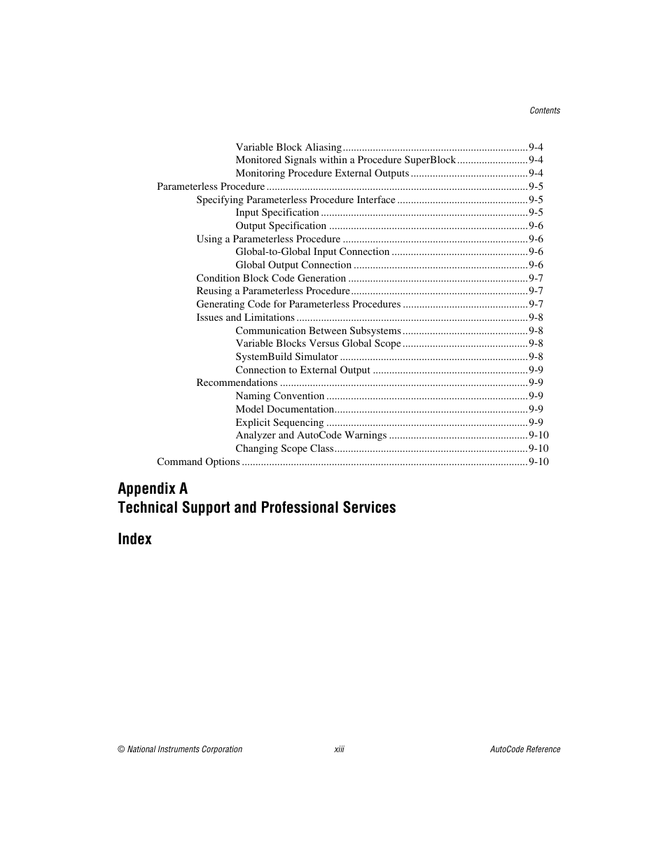 National Instruments AutoCode NI MATRIX User Manual | Page 13 / 250