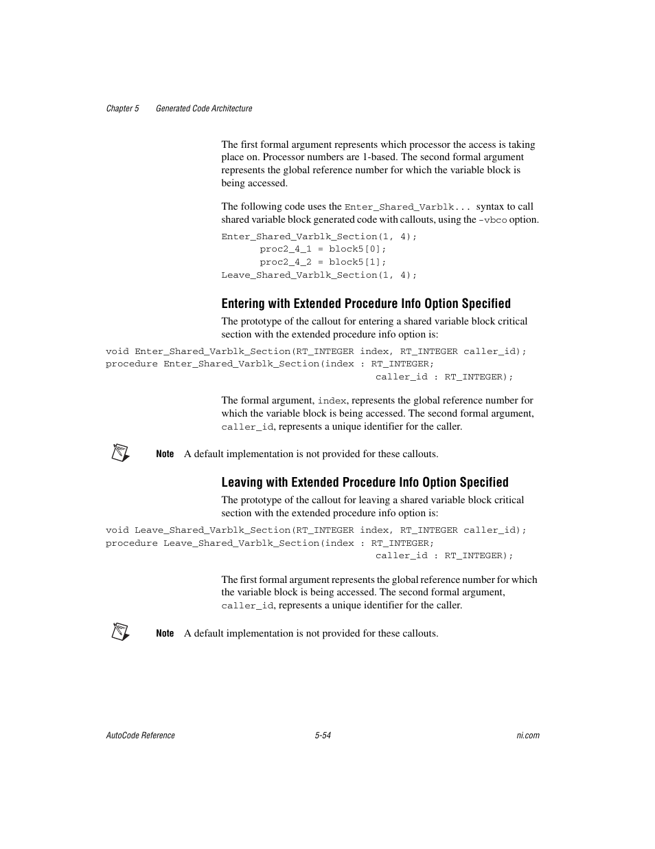 National Instruments AutoCode NI MATRIX User Manual | Page 162 / 250