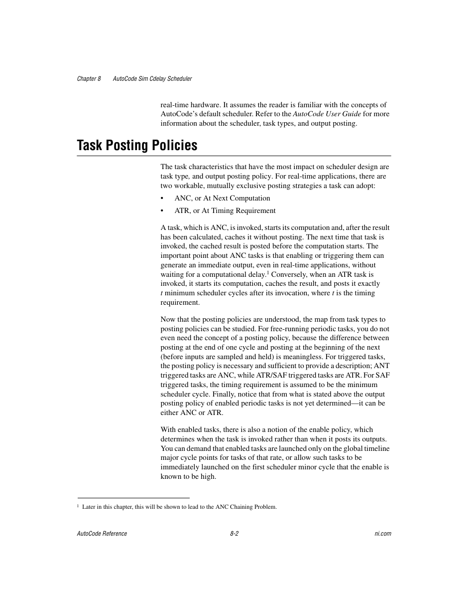 Task posting policies, Task posting policies -2 | National Instruments AutoCode NI MATRIX User Manual | Page 212 / 250