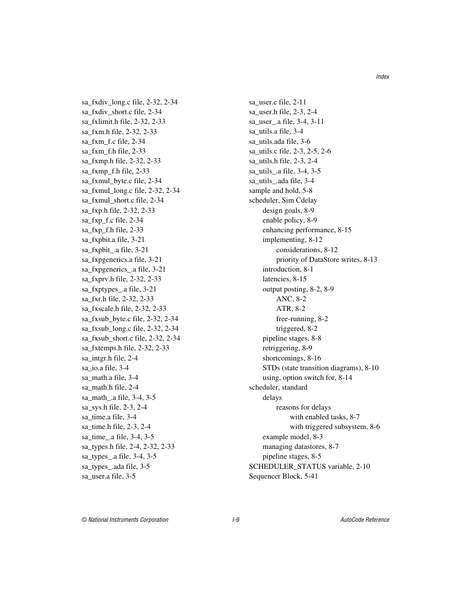 National Instruments AutoCode NI MATRIX User Manual | Page 247 / 250
