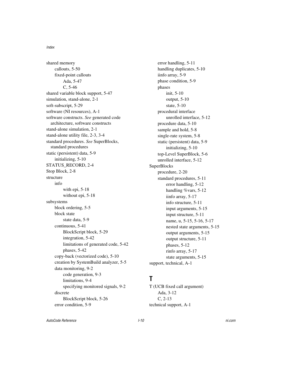 National Instruments AutoCode NI MATRIX User Manual | Page 248 / 250