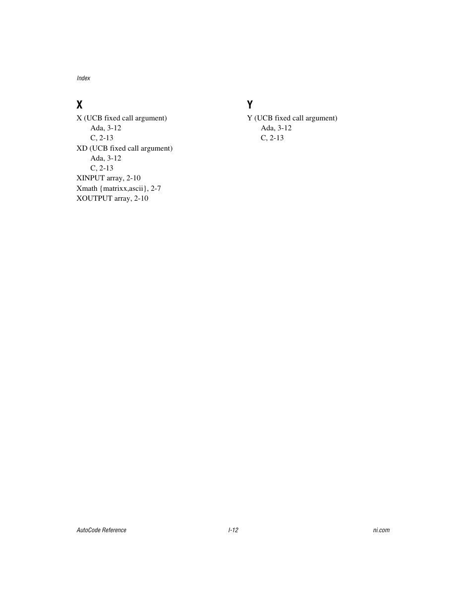 National Instruments AutoCode NI MATRIX User Manual | Page 250 / 250