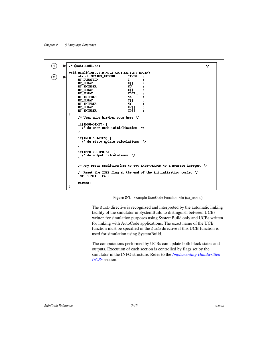 Re 2-1 | National Instruments AutoCode NI MATRIX User Manual | Page 29 / 250