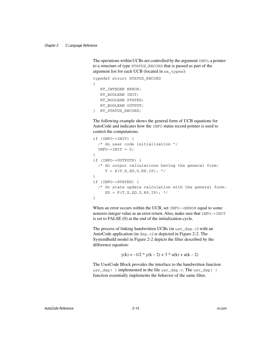 National Instruments AutoCode NI MATRIX User Manual | Page 31 / 250