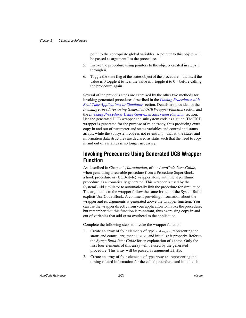 National Instruments AutoCode NI MATRIX User Manual | Page 41 / 250