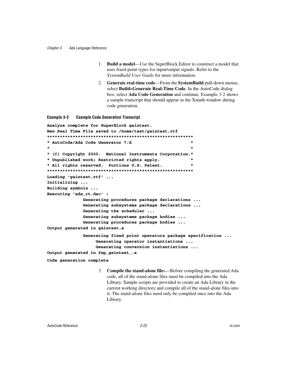 National Instruments AutoCode NI MATRIX User Manual | Page 84 / 250