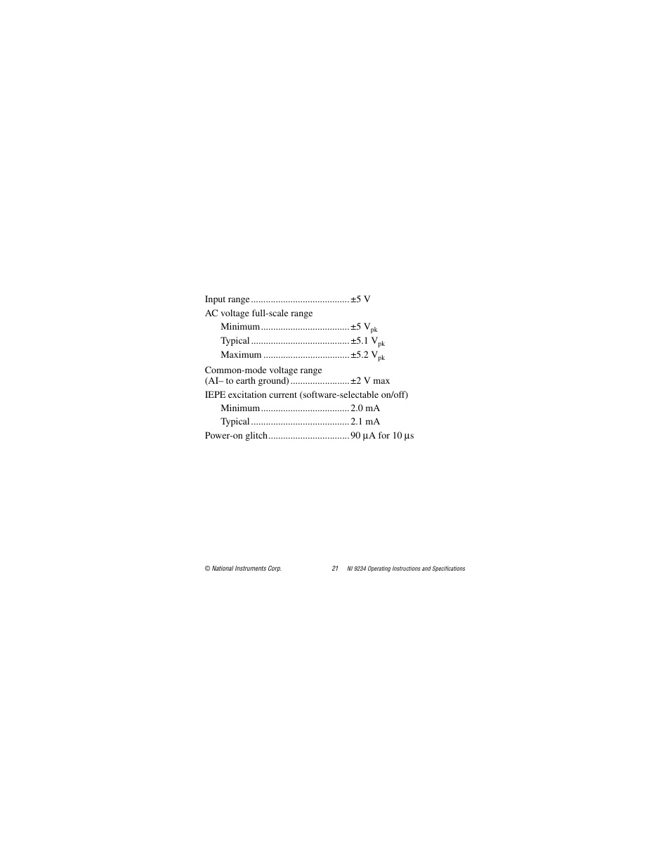 National Instruments NI 9234 User Manual | Page 21 / 36