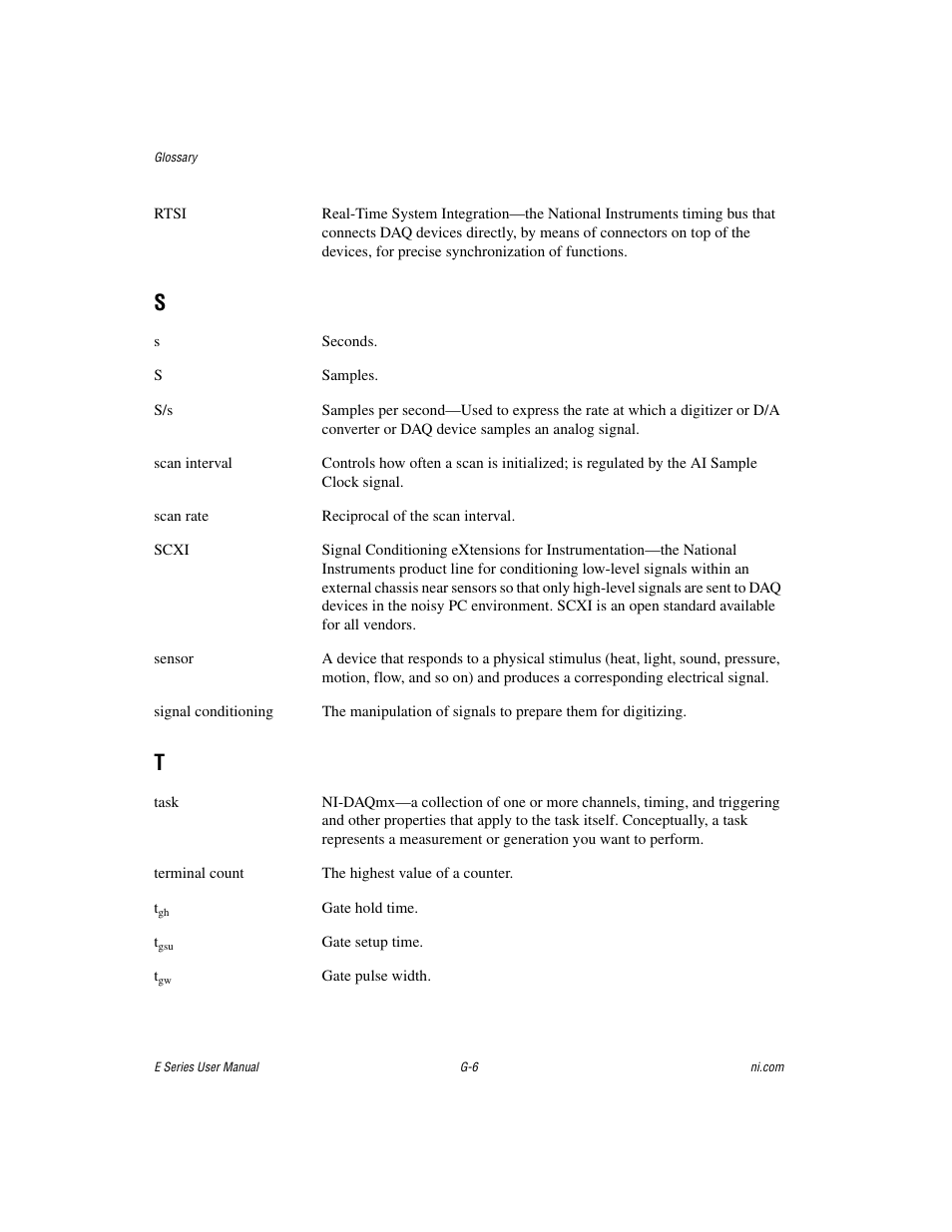 National Instruments Data Acquisition Device E Series User Manual | Page 256 / 264