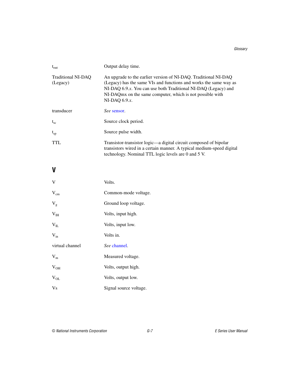 National Instruments Data Acquisition Device E Series User Manual | Page 257 / 264