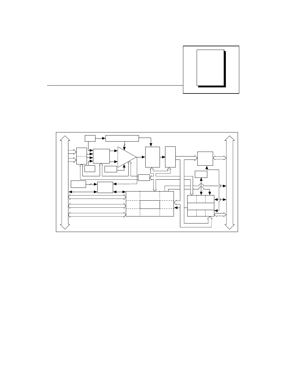 Chapter 3 hardware overview, Figure 3-1. daqcard-ai-16e-4 block diagram, Figure 3-1. daqcard-ai-16e-4 block diagram -1 | Hardware overview, Chapter, This document was created with framemaker 4.0.4 | National Instruments E Series User Manual | Page 23 / 132