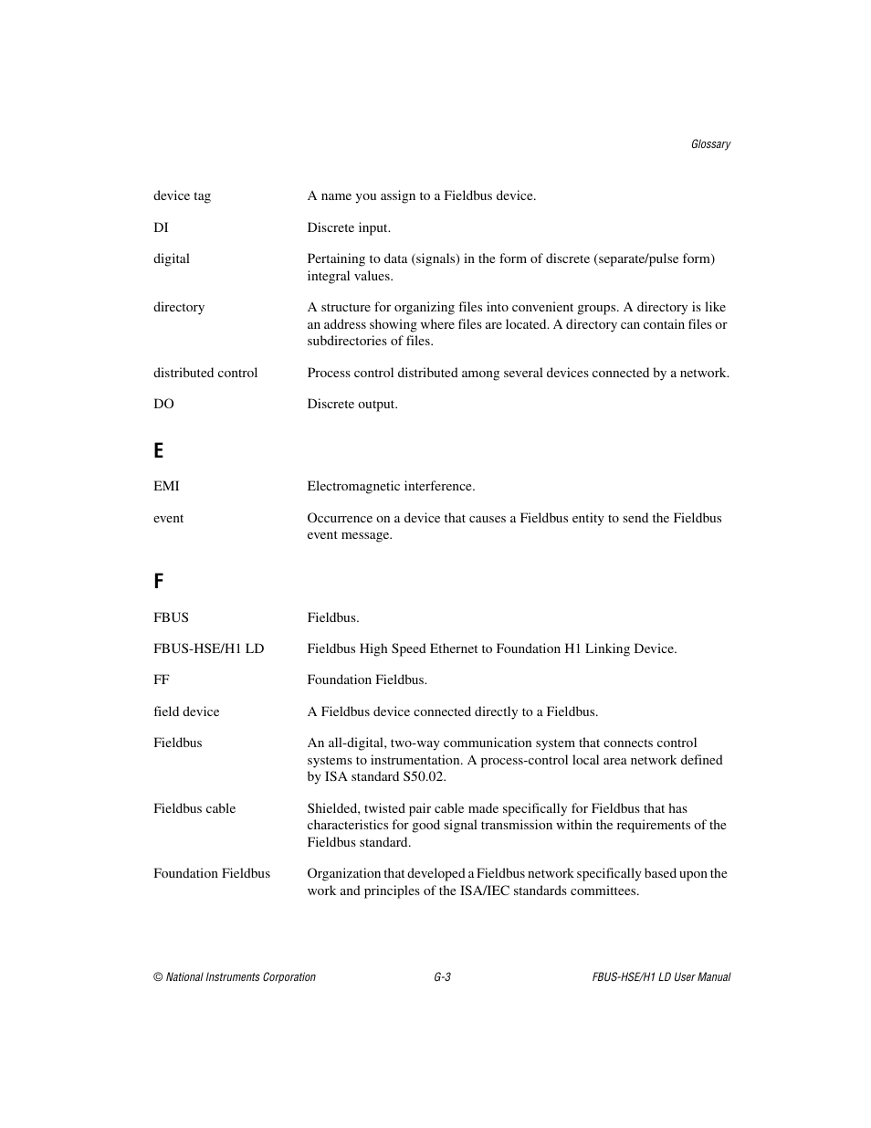 National Instruments Fieldbus User Manual | Page 32 / 41