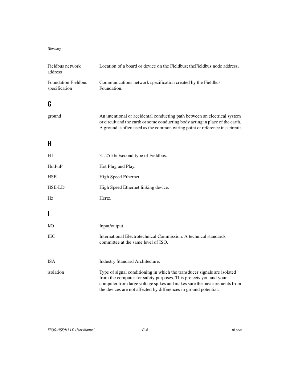 National Instruments Fieldbus User Manual | Page 33 / 41