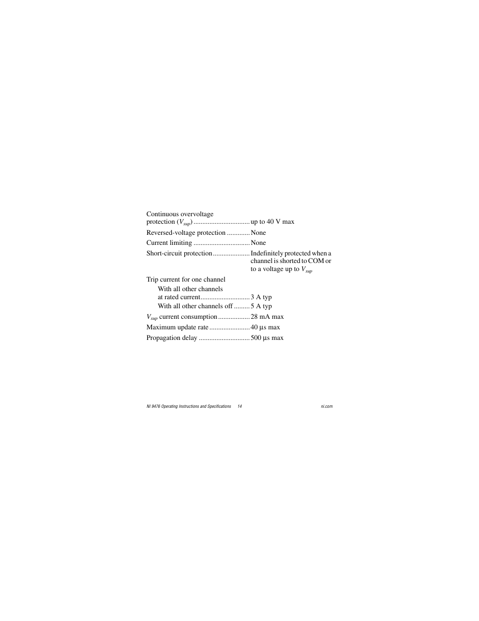 National Instruments NI 9476 User Manual | Page 14 / 24