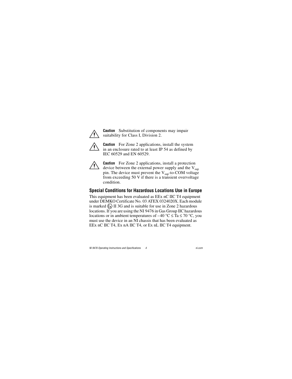 National Instruments NI 9476 User Manual | Page 4 / 24