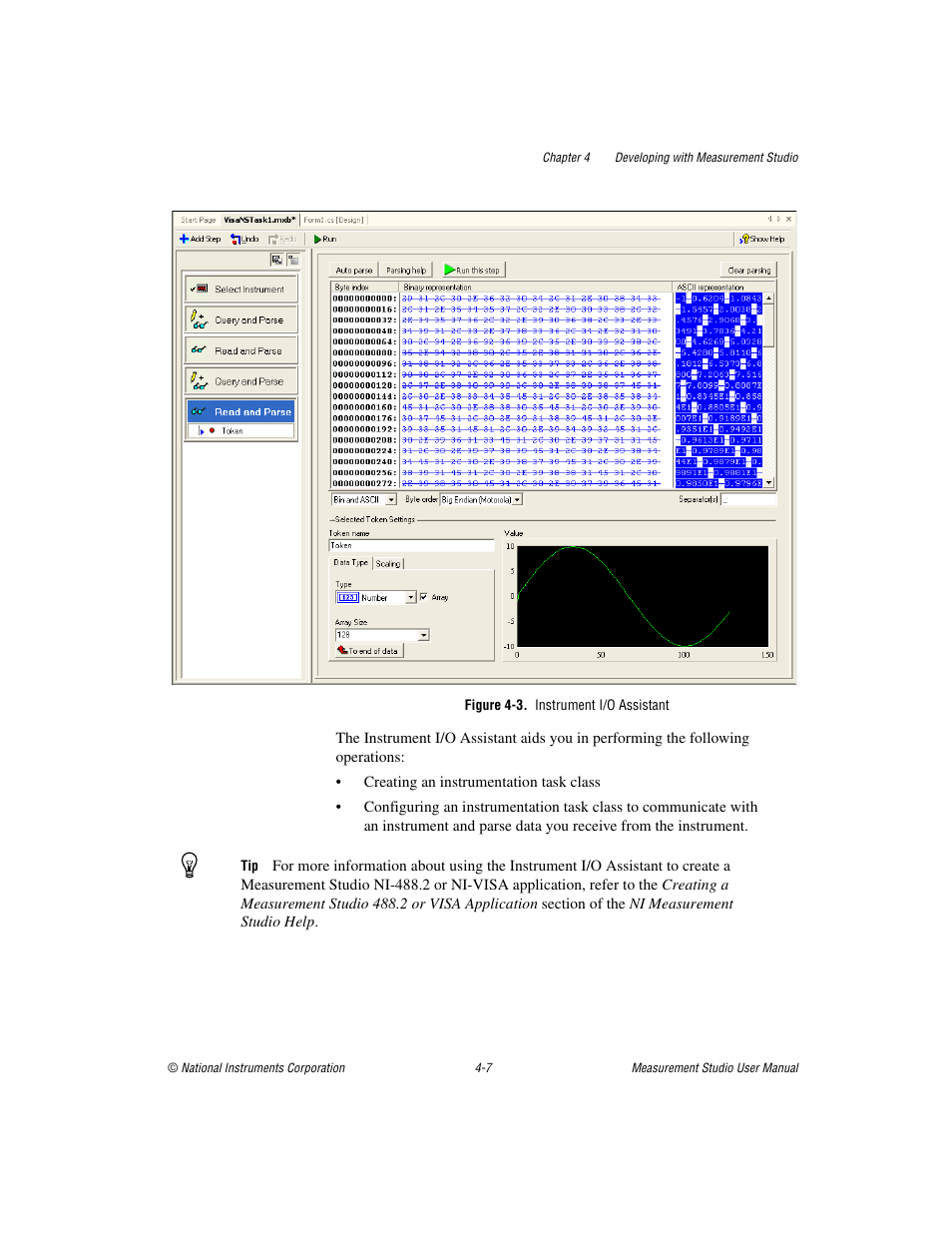 Figure 4-3. instrument i/o assistant | National Instruments Measurement Studio User Manual | Page 48 / 66
