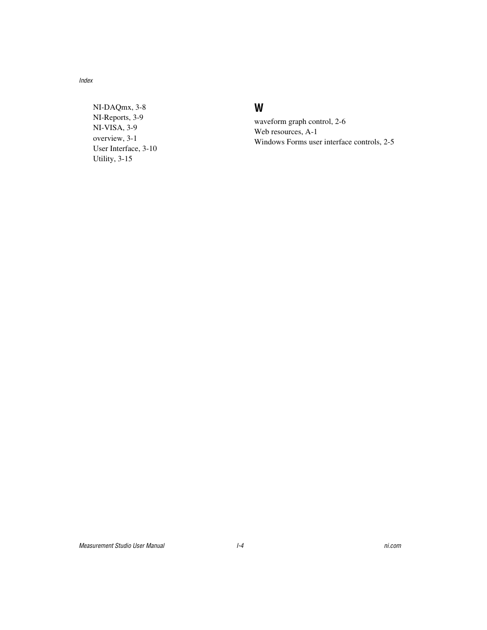 National Instruments Measurement Studio User Manual | Page 66 / 66