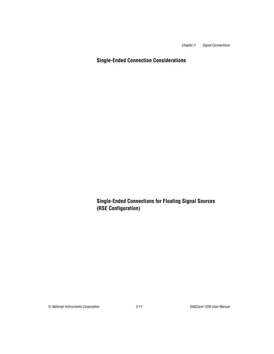 Rse configuration) -11 | National Instruments DAQCard-1200 User Manual | Page 33 / 101