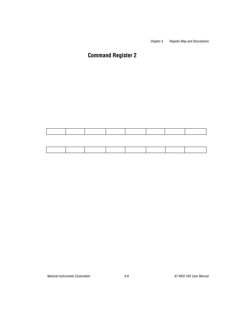 Command register 2, Command register 2 -9 | National Instruments AT-MIO-16X User Manual | Page 105 / 330