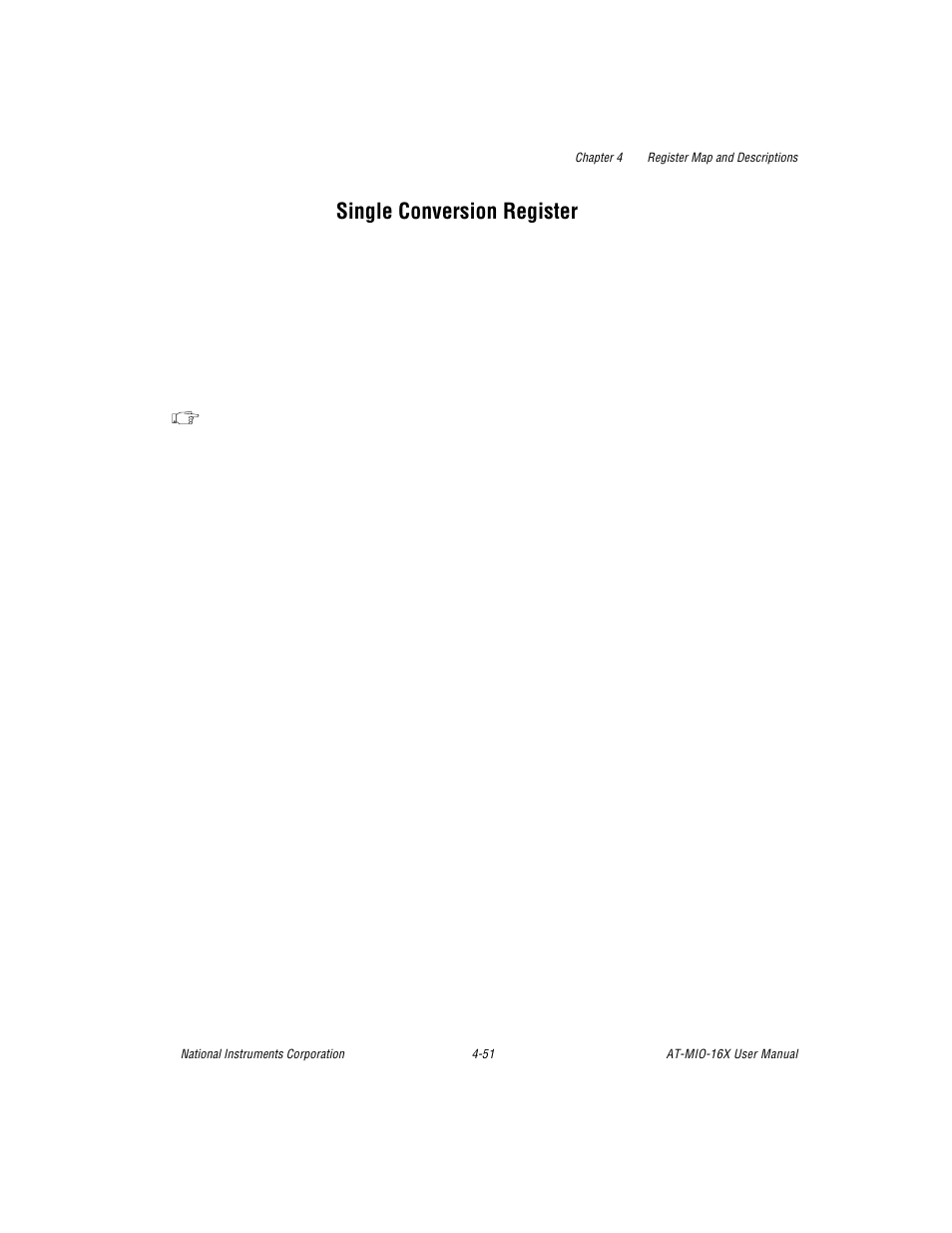 Single conversion register, Single conversion register -51 | National Instruments AT-MIO-16X User Manual | Page 147 / 330