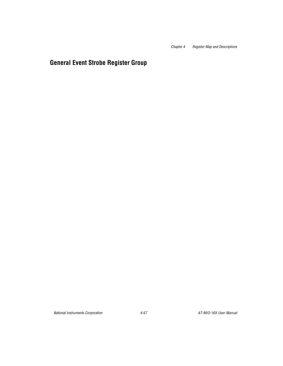 General event strobe register group, General event strobe register group -57 | National Instruments AT-MIO-16X User Manual | Page 153 / 330