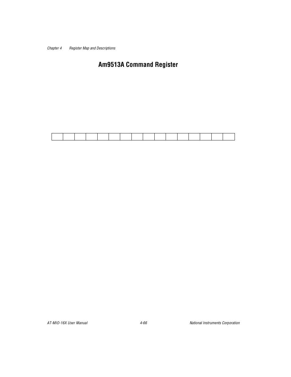 Am9513a command register, Am9513a command register -66 | National Instruments AT-MIO-16X User Manual | Page 162 / 330