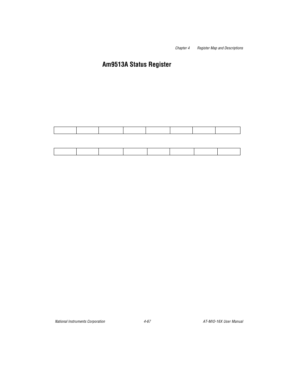 Am9513a status register, Am9513a status register -67 | National Instruments AT-MIO-16X User Manual | Page 163 / 330