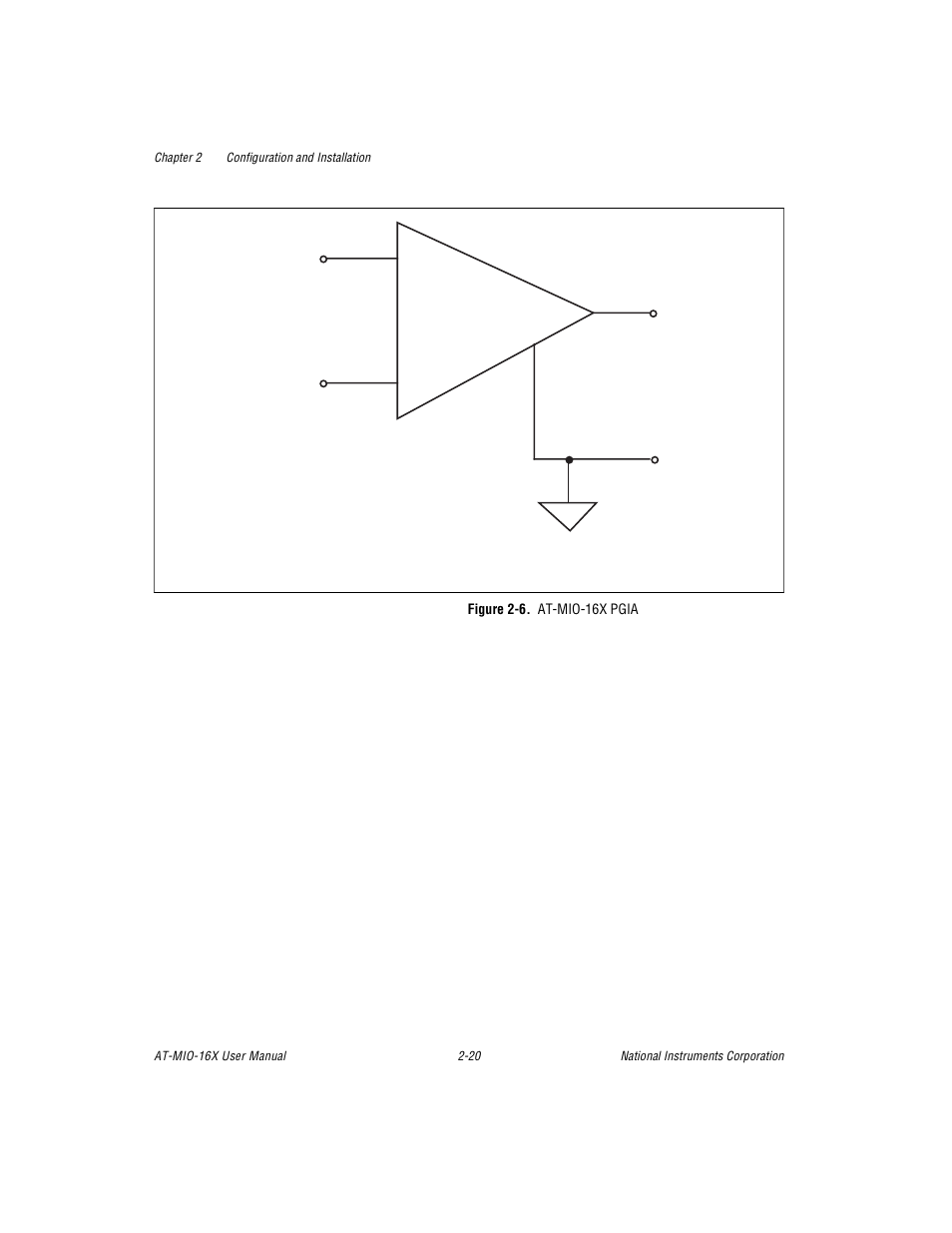 Figure 2-6. at-mio-16x pgia, Figure 2-6, At-mio-16x pgia -20 | National Instruments AT-MIO-16X User Manual | Page 42 / 330