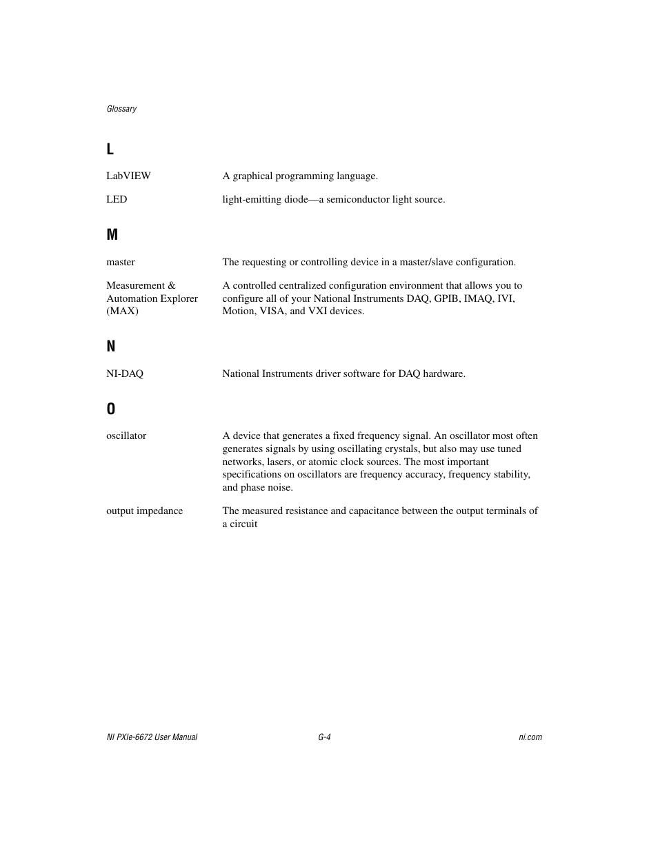 National Instruments NI PXIe-6672 User Manual | Page 50 / 57